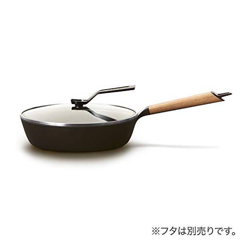 Vermicular 24Cm Cast Iron Enamel Frying Pan Deep Oak Finish Gas & IH Compatible-Kiichin - The #1 Place for Japanese Goods in Your Hand!