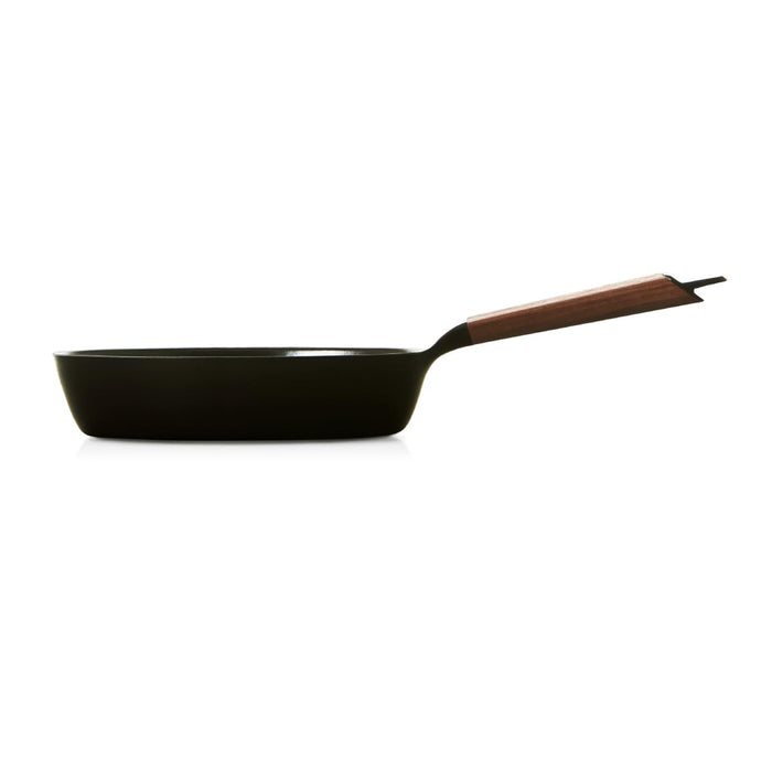 Vermicular 26Cm Deep Cast Iron Enamel Frying Pan Walnut for Gas and IH Cooking-Kiichin - The #1 Place for Japanese Goods in Your Hand!
