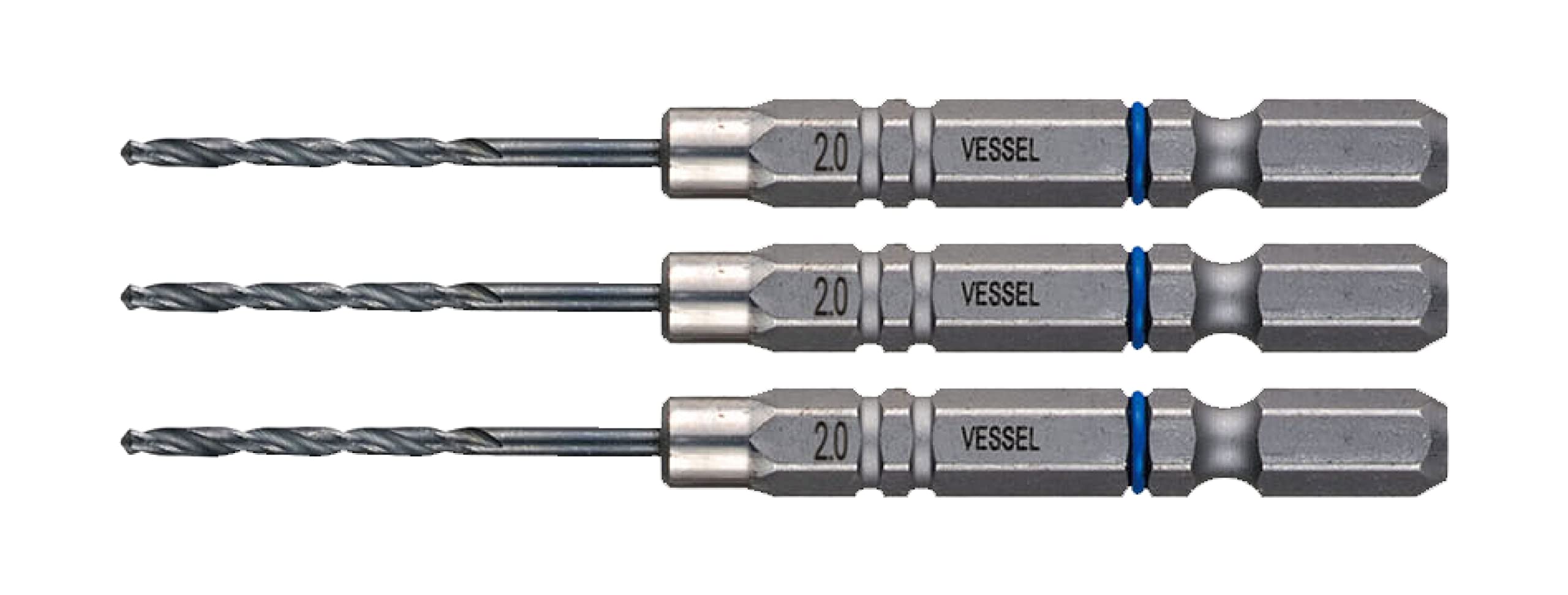 AMD3S-2 Cushion Drill Set - HSS Drill Bits For Precision Hole Drilling In Metal, Wood & Resin - View #4