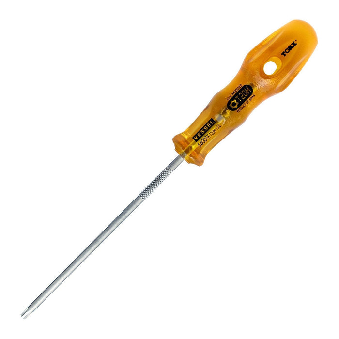Vessel Tamper-Proof Torx T20H Power Grip Screwdriver 120mm - B-5400Tx Model-Kiichin - The #1 Place for Japanese Goods in Your Hand!