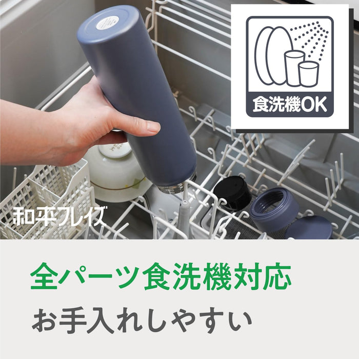 Wahei Freiz 500ml Light Blue Vacuum Insulated Bottle Dishwasher Safe-Kiichin - The #1 Place for Japanese Goods in Your Hand!
