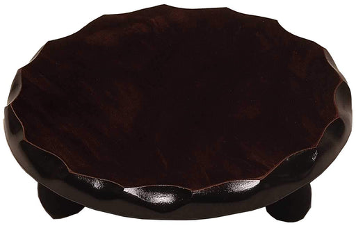 Yamaya Lacquerware Shop Ebony Flower Stand No. 6 with Legs for Japanese Room-Kiichin - The #1 Place for Japanese Goods in Your Hand!