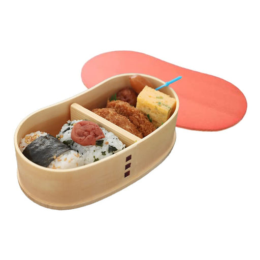 Yamaya Lacquerware Shop Pink Magewappa Lunch Box with Dividers Made in Japan-Kiichin - The #1 Place for Japanese Goods in Your Hand!
