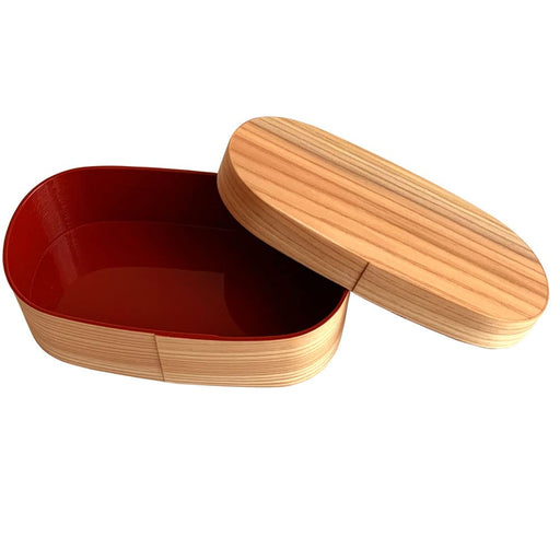 Yamaya Lacquerware Shop Magewappa 500ml Lunch Box Red Interior Japan Made-Kiichin - The #1 Place for Japanese Goods in Your Hand!
