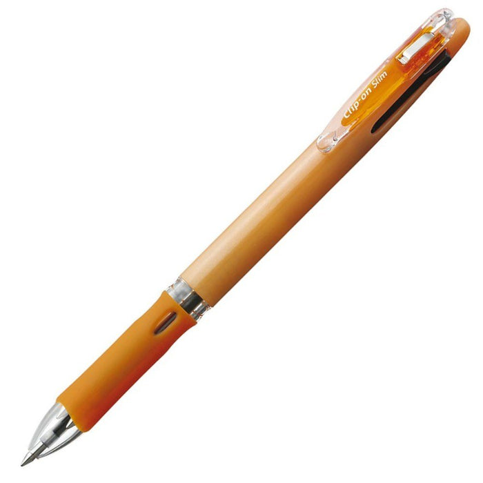 Zebra B-B3A5-Wor Slim 3-Color Ballpoint Pen Pastel Orange Clip-On 10 Pack-Kiichin - The #1 Place for Japanese Goods in Your Hand!