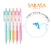 Zebra Sarasa Clip Gel Ballpoint Pen Set 0.5mm 5 Colors with Tanabata Case-Kiichin - The #1 Place for Japanese Goods in Your Hand!