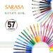 Zebra Sarasa Clip Gel Ballpoint Pen Set 0.5mm 5 Colors with Tanabata Case-Kiichin - The #1 Place for Japanese Goods in Your Hand!