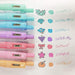 Zebra Sarasa Clip Gel Ballpoint Pen Set 0.5mm Milk Colors 5 Pack-Kiichin - The #1 Place for Japanese Goods in Your Hand!