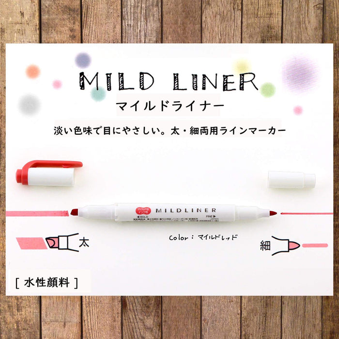 Zebra Mild Liner Highlighter Set 10 Vibrant Colors - Wkt7-10C-Kiichin - The #1 Place for Japanese Goods in Your Hand!