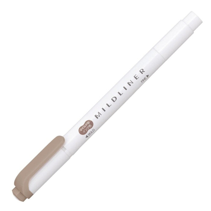 Zebra Brown Mild Liner Highlighter 10 Piece Pack - B-Wkt7-Me Model-Kiichin - The #1 Place for Japanese Goods in Your Hand!