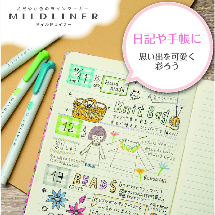 Zebra Mild Marigold Highlighter Liner - Pack of 10 B-Wkt7-Mmgo-Kiichin - The #1 Place for Japanese Goods in Your Hand!