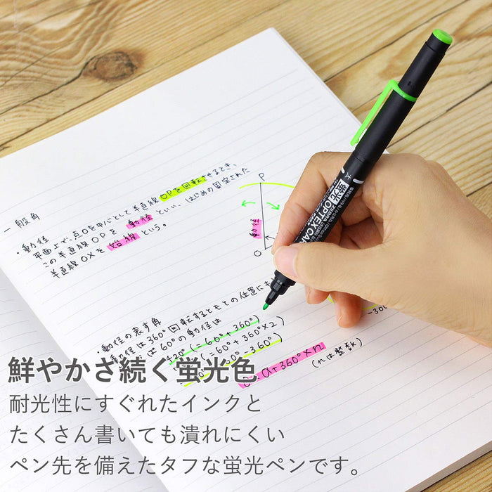 Zebra Optex Care 5-Color Highlighter Set - Wkcr1-5C Zebra Series-Kiichin - The #1 Place for Japanese Goods in Your Hand!