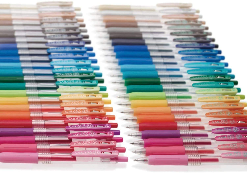 Zebra Sarasa Clip High-Quality 0.5mm Black Ink Pack of 5 with Bonus Limited Edition Piece-Kiichin - The #1 Place for Japanese Goods in Your Hand!