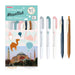 Zebra Sarasa Clip Mild Traveling Series Liner Set Camel Mixed 5 Count-Kiichin - The #1 Place for Japanese Goods in Your Hand!