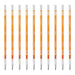 Zebra Prefeel Sarasa Ballpoint Pen Refill 10-Pack 0.5 Lead Orange - BRNJK5OR-Kiichin - The #1 Place for Japanese Goods in Your Hand!