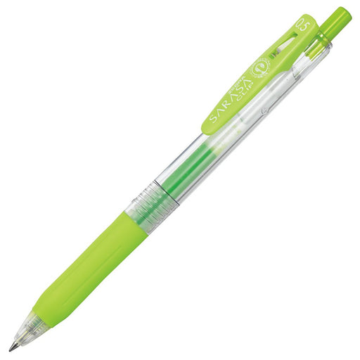 Zebra Sarasa Clip Gel Ballpoint Pen 0.5mm Light Green Pack of 10-Kiichin - The #1 Place for Japanese Goods in Your Hand!