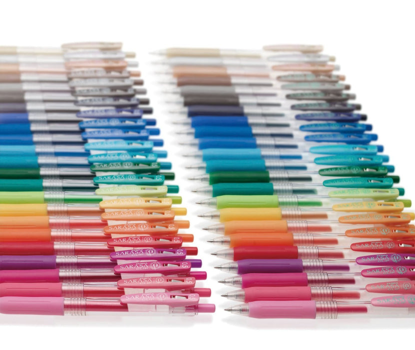 Zebra Sarasa Clip Gel Ballpoint Pen 0.7mm Pink Pack of 10-Kiichin - The #1 Place for Japanese Goods in Your Hand!