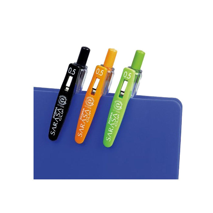 Zebra Sarasa Clip 0.7 Gel Ballpoint Pens in Red Orange 10 Piece Set-Kiichin - The #1 Place for Japanese Goods in Your Hand!