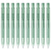 Zebra Oil-Based Black Ink Ballpoint Pen 0.5mm Green Axis 10-Pack-Kiichin - The #1 Place for Japanese Goods in Your Hand!