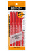 Zebra Mackie Extra Fine Red Oil-Based Pen 5-Piece Set-Kiichin - The #1 Place for Japanese Goods in Your Hand!