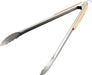 Captain Stag Outdoor BBQ Tongs Charcoal Scissors Wood Grip Stainless Steel - 35cm - 4560464248227