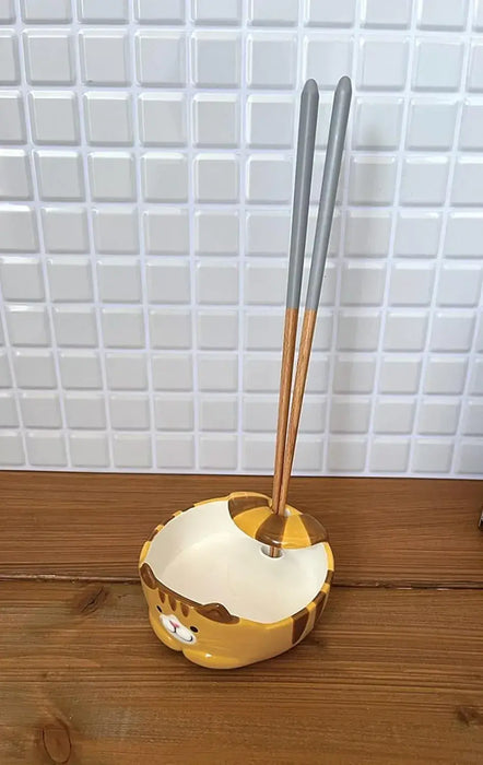 Decole Cat Ball Holder Chopsticks Stand Kitchen Accessory