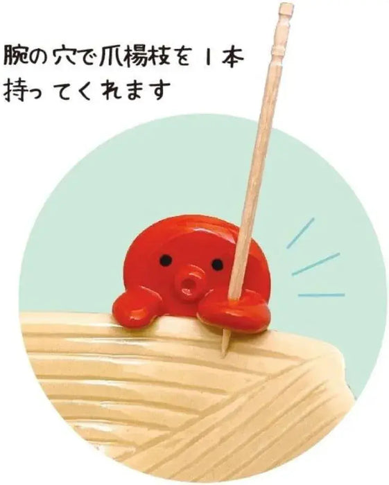 Decole Tako Party Boat Dish with Octopus Design