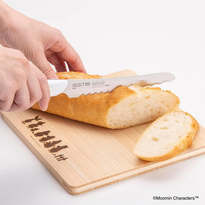 KAI Moomin Bread Knife 6.3 Inch Dishwasher Safe White