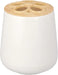 Katazuke Mino Ware Multi Stand Toothbrush Pen Holder - Snow White - 4595058815264