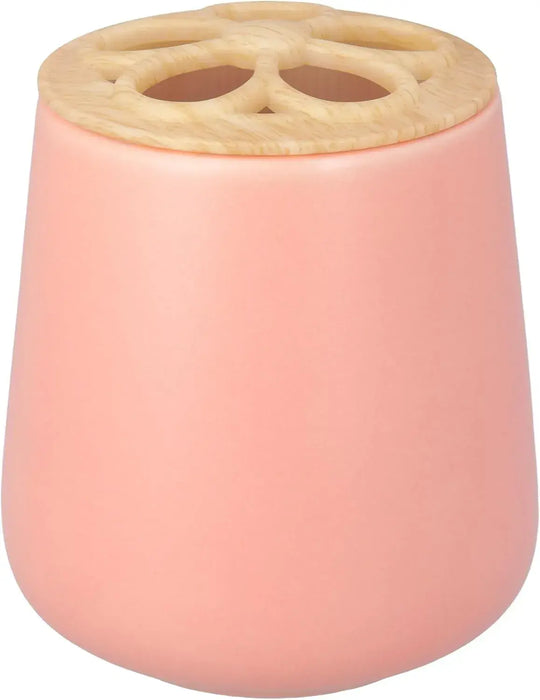 Katazuke Mino Ware Multi Stand Toothbrush Pen Holder - Cherry Blossom Pink - 4595058815257