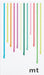Kokuyo Field Notebook Grid Notebook - Vertical Stripe Pattern - 4901480451749