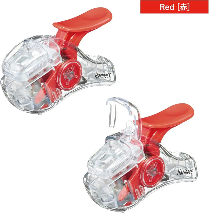 Kokuyo Stapleless Stapler Harinacs Compact Alpha Red