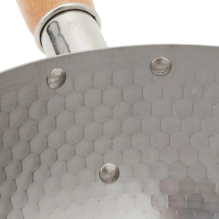 Kourikka Stainless Steel Yukihira Pan with Hook and Spout