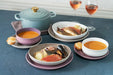 Le Creuset Flora Dish 8.7 Inch Mauve Pink Heat and Cold Resistant Oven Safe Le Creuset
