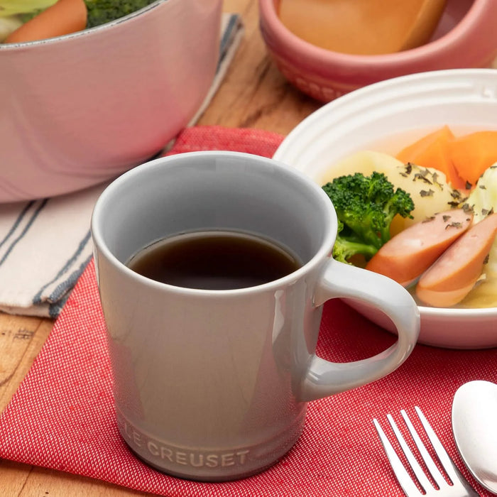 Le Creuset Neo Mug 11.8 fl oz Mist Gray Heat and Cold Resistant Microwave Safe Le Creuset