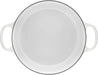 Le Creuset Signature Enameled Cast Iron Wide Round Dutch Oven 6.75 Qt White Le Creuset