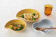 Le Creuset Sphere Leaf Medium Dish Quince Yellow Heat Cold Resistant Microwave Oven Le Creuset