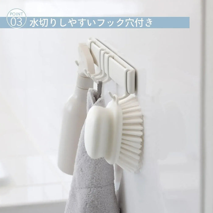 Marna Easy-to-Grip Bath Brush Hang/Wash Light Force Cleaning Brush