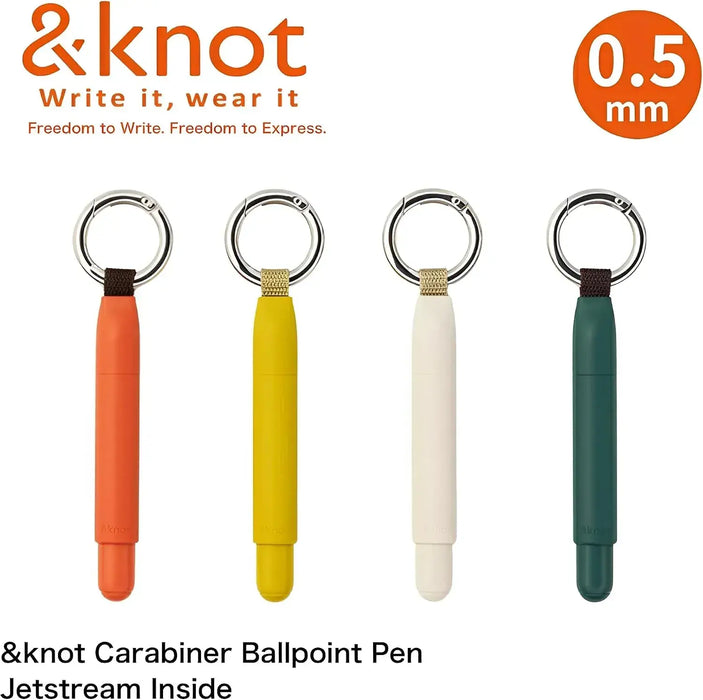 Mitsubishi Pencil Ballpoint Pen Carabiner Jetstream 0.5mm