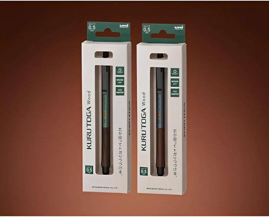 Mitsubishi Pencil Kurutoga Wood Mechanical Pencil 05mm