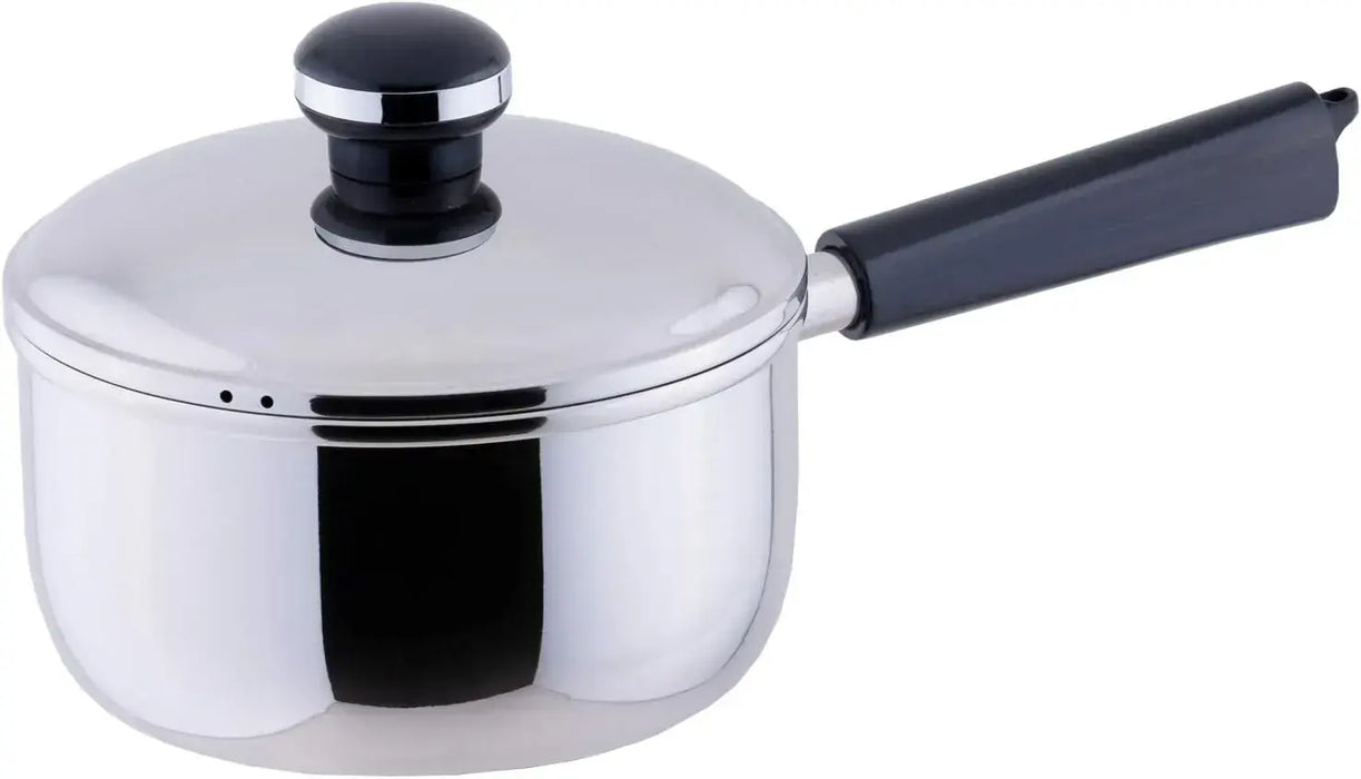 Miyazaki Seisakusho Single Handle Saucepan - Object 1.2L, 14cm - 4953794000021