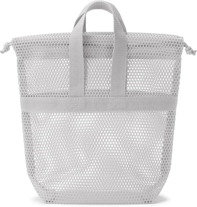 Muji 3D Mesh Drawstring Bag with Handles Pouch