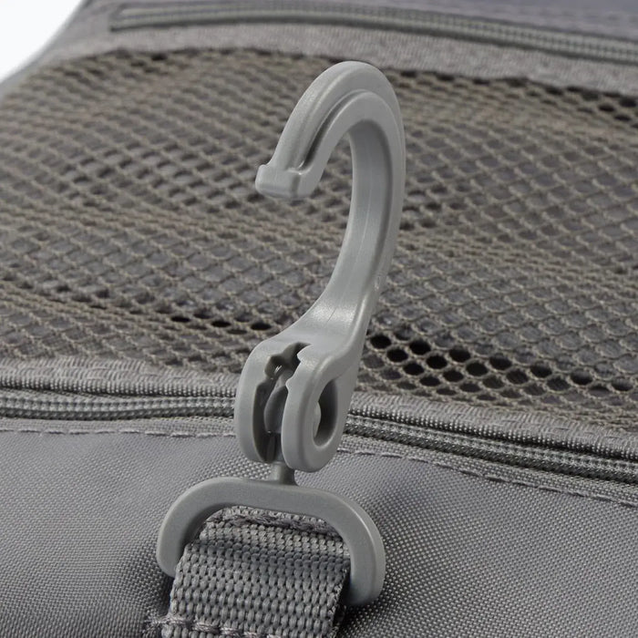 Muji Polyester Hanging Toiletry Case Medium Gray