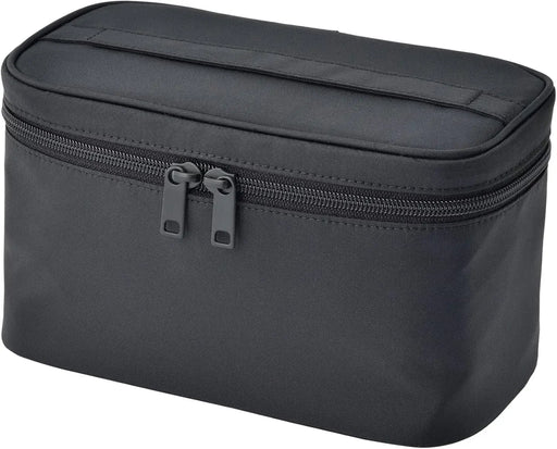 Muji Recycled Nylon Hand Carry Pouch Black Large Capacity