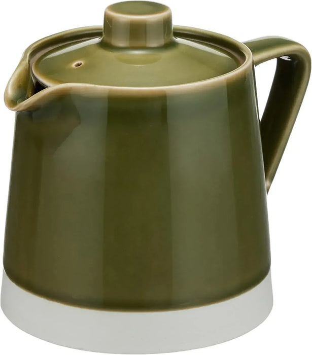Nishi Kaichi Ceramics Hasami Ware Teapot Tea Strainer Set - Woven Glaze - 4965451195858