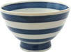 Nishitomi Ceramic Ware Hasami Border Rice Bowl - Blue - 4534891455572