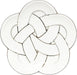 Nishitomi Geological Ceramics Arita Ware Plum Knot Plate - Platinum Serving Plates - 4534891449892