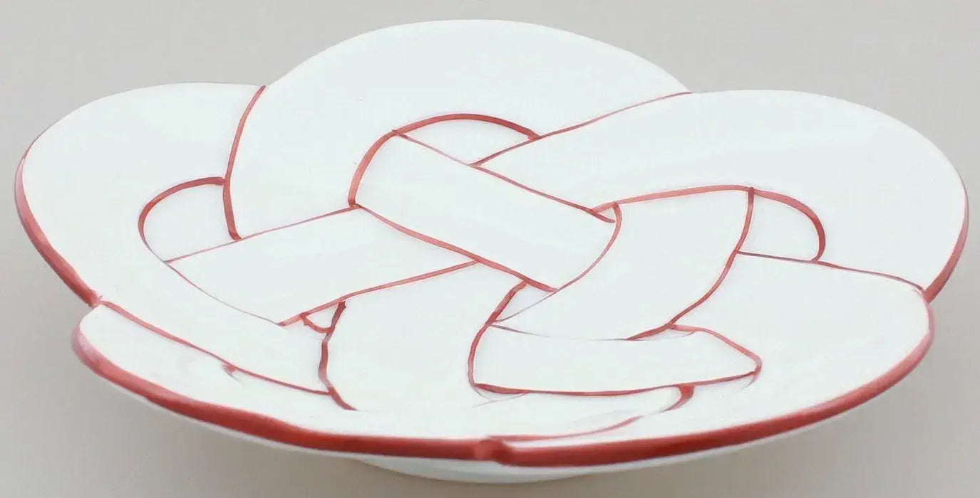 Nishitomi Geological Ceramics Arita Ware Plum Knot Plate
