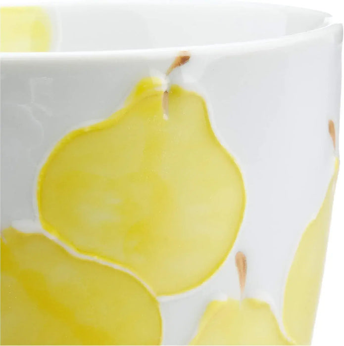 Nishitomi Imari Ware Yellow Porcelain Bowl Hand Wash
