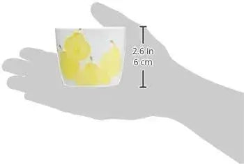 Nishitomi Imari Ware Yellow Porcelain Bowl Hand Wash